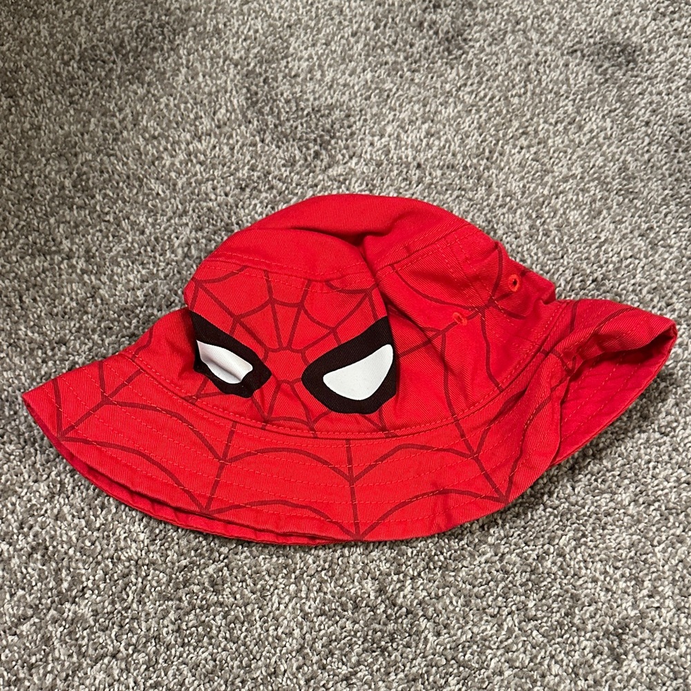 Kids Red Spider-Themed Costume Hat